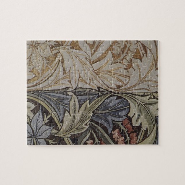 William Morris Bluebell Tapestry Design Pussel (Horisontell)