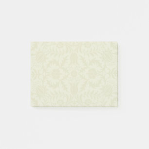 William Morris Borage vintage mjuk grön damast Post-it Block