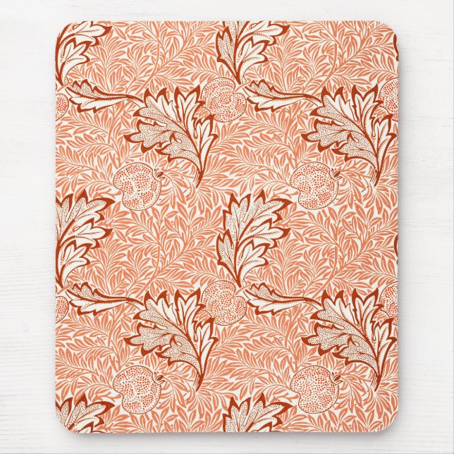 William Morris Botanical Apple Design Musmatta (Framsidan)