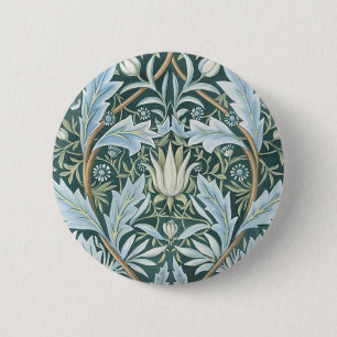 William Morris Bra Blommigt Tapet Mönster Knapp