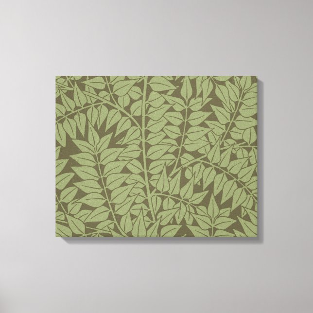 William Morris Branch Art Nouveau Klassisk Design Canvastryck (Framsida)