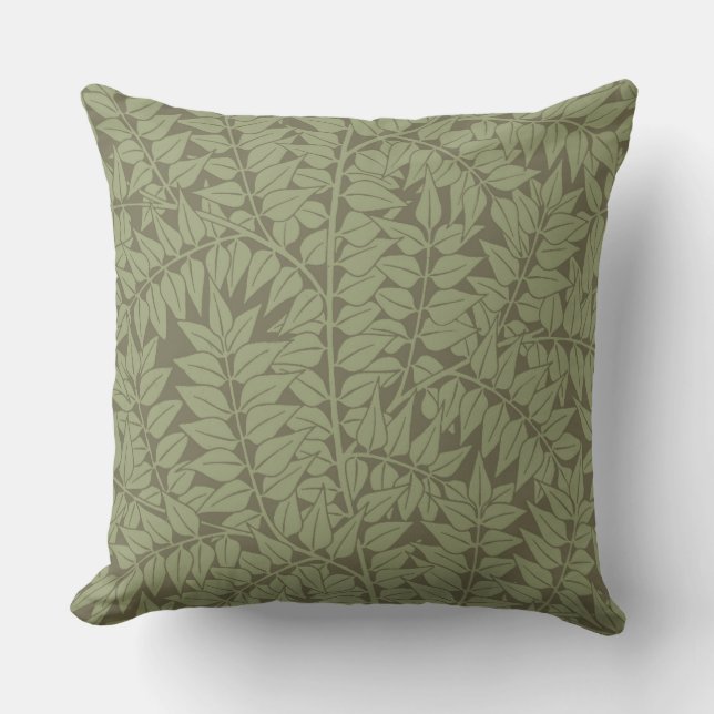 William Morris Branch Art Nouveau Klassisk Design Kudde (Framsida)