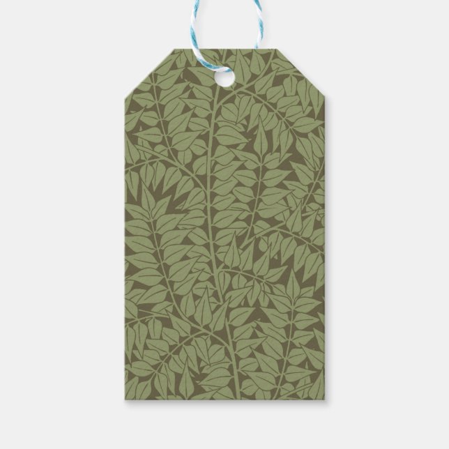 William Morris Branch Art Nouveau Klassisk Design Presentetikett (Framsidan)