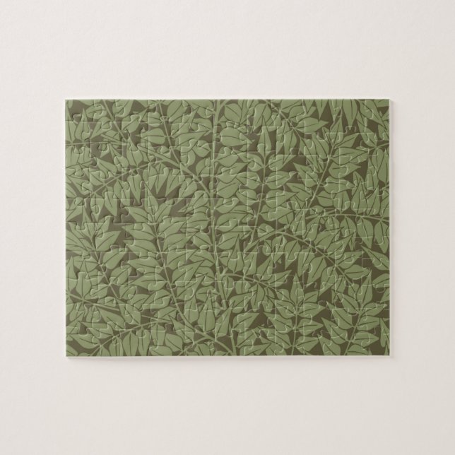 William Morris Branch Art Nouveau Klassisk Design Pussel (Horisontell)