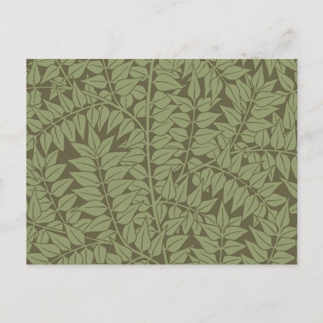 William Morris Branch Art Nouveau Klassisk Design Vykort (Framsida)