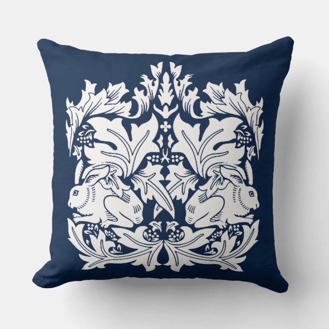 William Morris Brer Rabbit Mönster Kudde (Framsida)