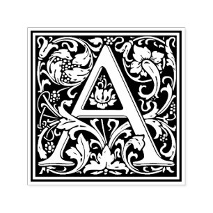 William Morris Brev A Victorian Blommigt Frimärke Självfärgande Stämpel