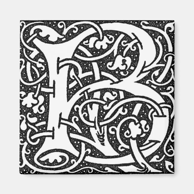 William Morris Brev B - Magnet (Framsidan)