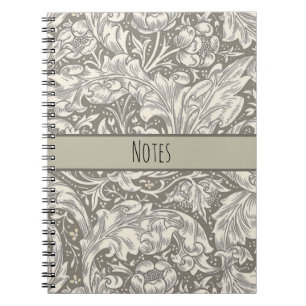 William Morris Brudknapp antika damast Anteckningsbok