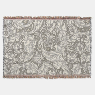 William Morris Brudknapp antika damast Filt