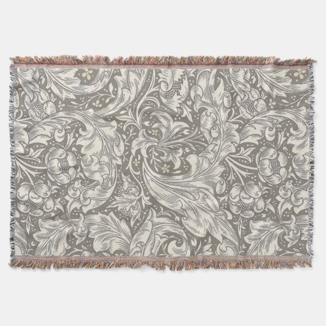 William Morris Brudknapp antika damast Filt (Framsidan)
