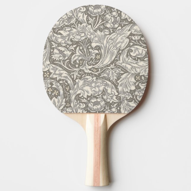 William Morris Brudknapp antika damast Pingisracket (Framsidan)