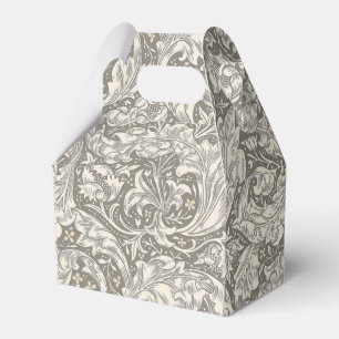 William Morris Brudknapp antika damast Presentaskar