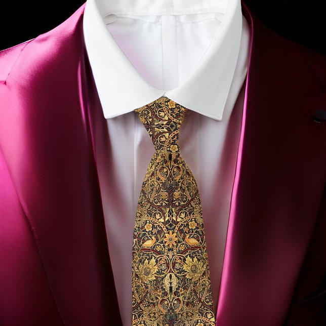 William * Morris BullersWood 1889 Guld Brown Beige Slips (Skapare uppladdad)