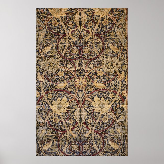 William Morris Bullerswood Carpet Detail Poster (Framsidan)