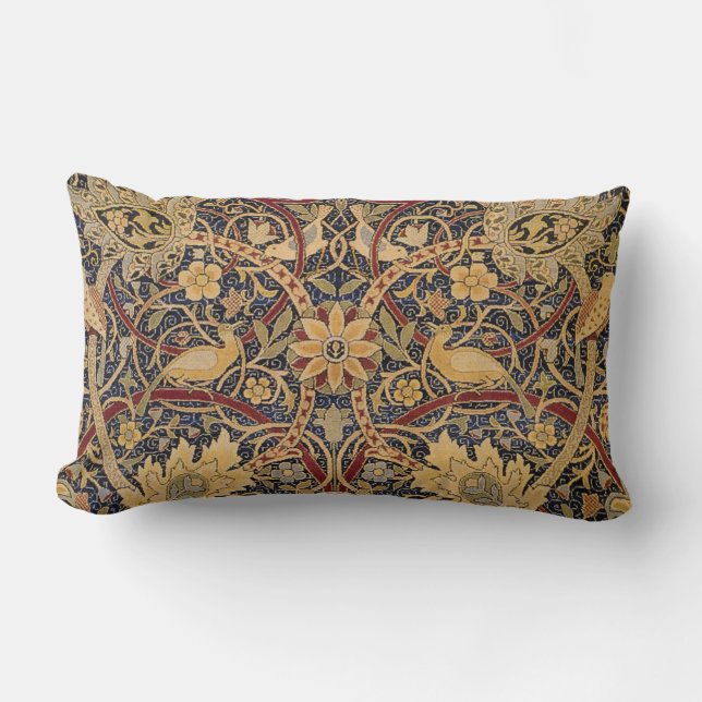 William Morris Bullerswood Falsk Väv Lumbarkudde (Framsida)