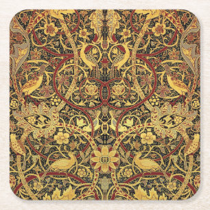 William Morris Bullerswood Falsk Väv Underlägg Papper Kvadrat