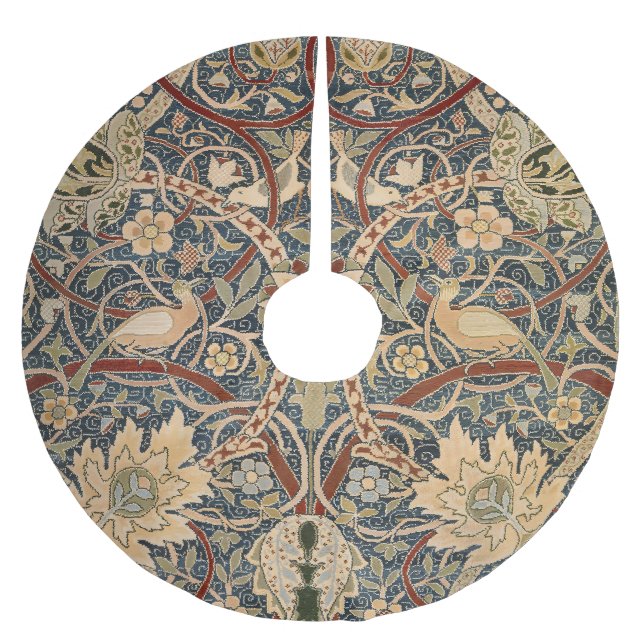 William Morris Bullerswood Faux Tapestry Julgransmatta Borstad Polyester (Framsidan)