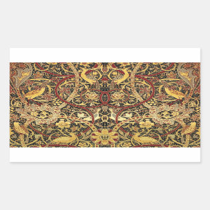 William Morris Bullerswood Faux Tapestry Rektangulärt Klistermärke