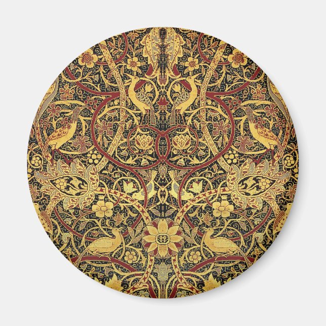 William Morris Bullerswood gobeläng Magnet (Framsidan)