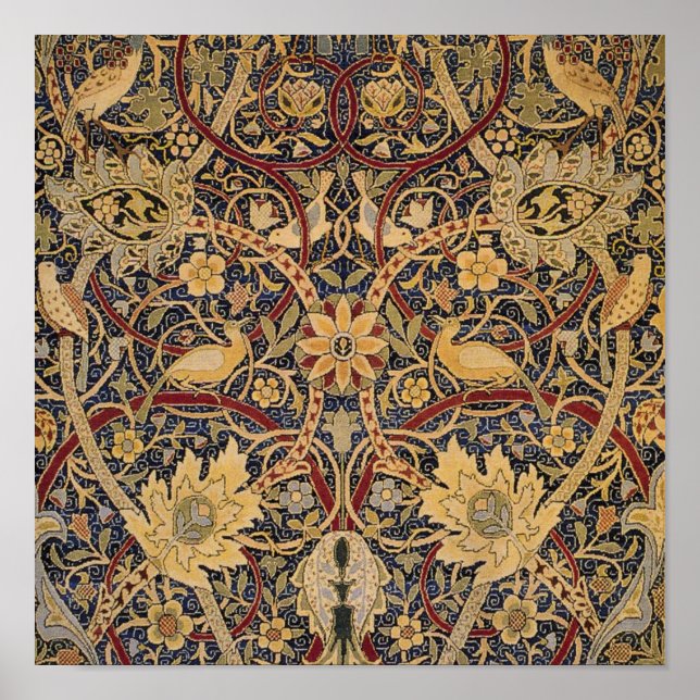 William Morris Bullerswood gobeläng Poster (Framsidan)