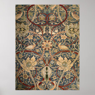 William Morris Bullerswood Vintage Fågelkonst Poster