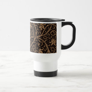 William Morris Campion Präglad Läderdamast Resemugg