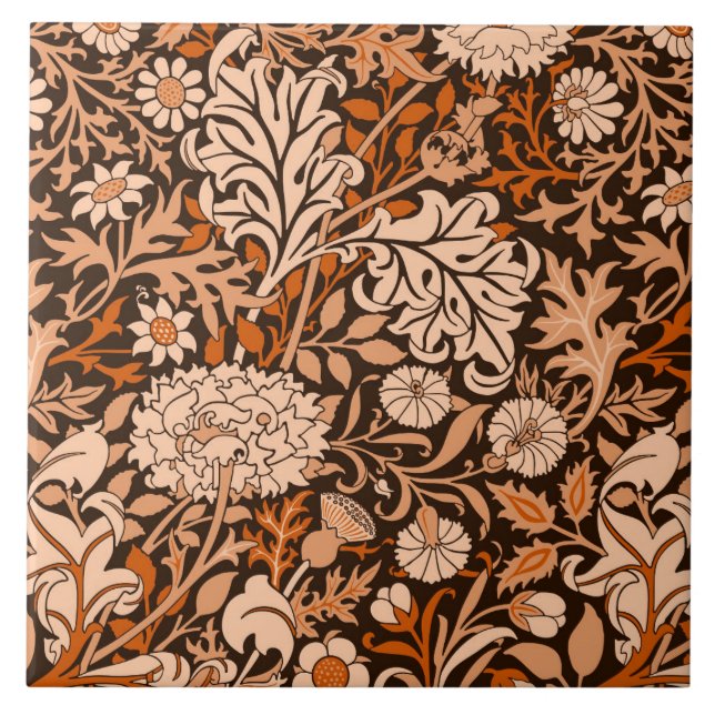 William Morris"Cherwell" i Marmalade Kakelplatta (Framsidan)