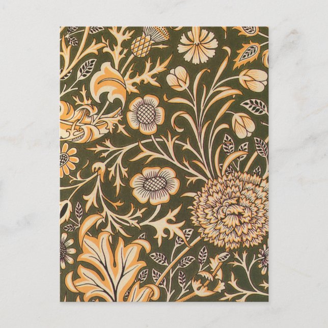 William Morris Cherwell Tapet Mönster Vykort (Framsida)