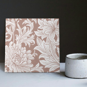 William Morris Chrysanthemum Mönster Ceramic Tile Kakelplatta