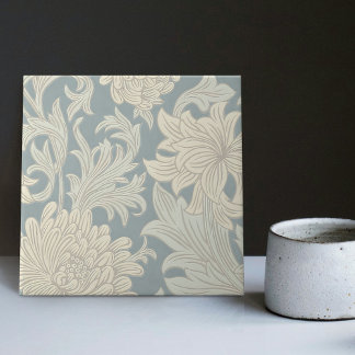 William Morris Chrysanthemum Mönster Kakelplatta