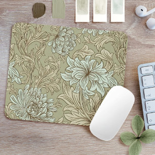 William Morris Chrysanthemum Mönster Mouse Pad Musmatta