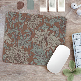 William Morris Chrysanthemum Mönster Mouse Pad Musmatta