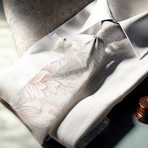 William Morris Chrysanthemum Mönster Neck Tie Slips