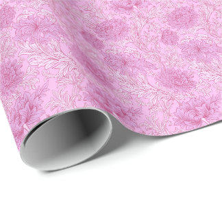 William Morris Chrysanthemum Mönster Wrapping Pape Presentpapper