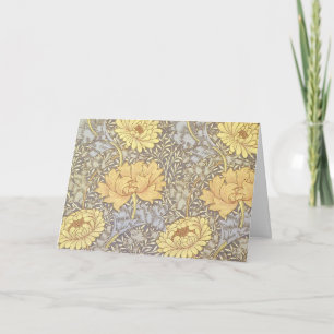 William Morris Chrysanthemum Morsa Flowers Kort