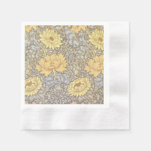 William Morris Chrysanthemum Morsa Flowers Pappersservett