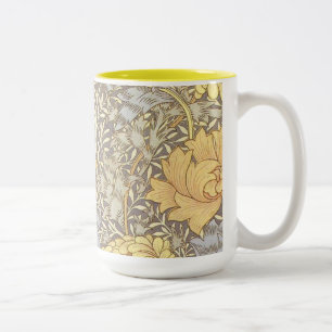 William Morris Chrysanthemum Morsa Flowers Två-Tonad Mugg