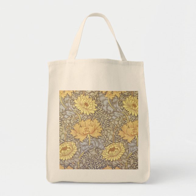 William Morris Chrysanthemum Morsa Flowers Tygkasse (Framsidan)