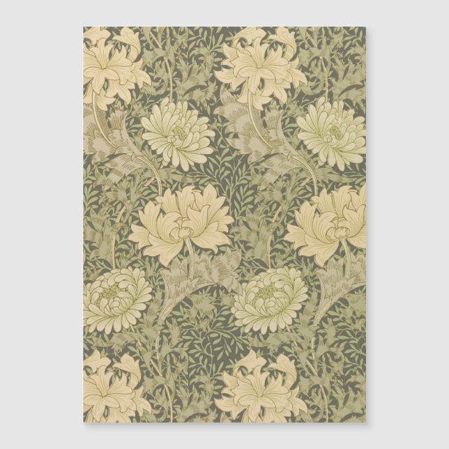 William Morris Chrysanthemum Sage Flower (Framsida)