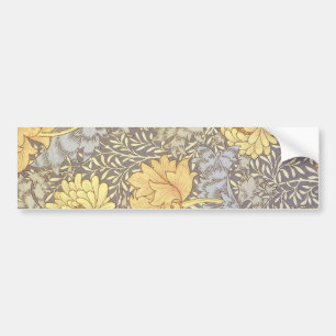 William Morris Chrysanthemum Söt Flower Bildekal