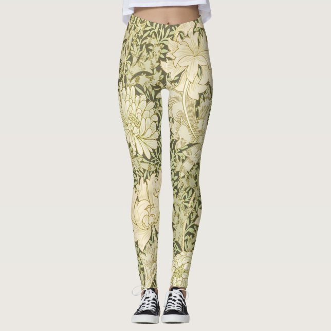 William Morris Chrysanthemum Women Leggings (Framsida)