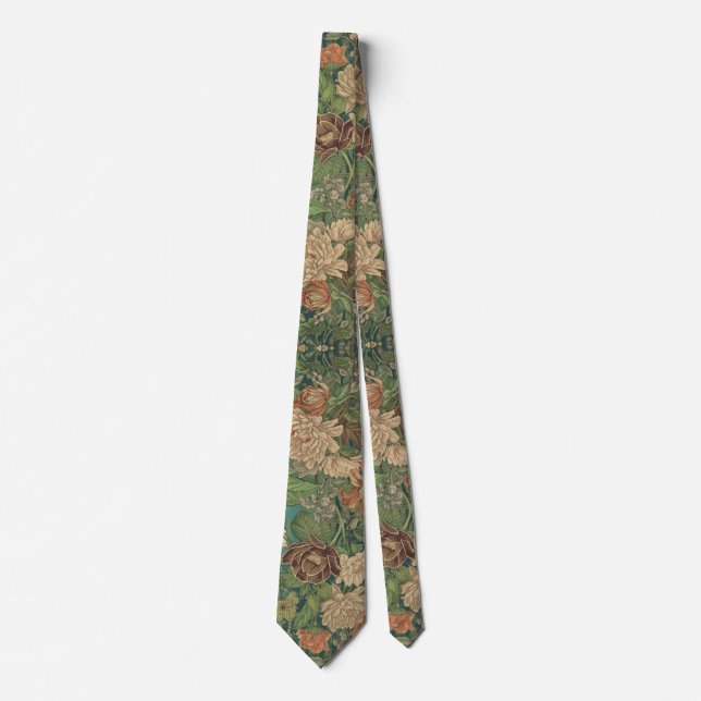  William Morris Chrysanthemums Floral Art Nouveau  Slips (Framsida)