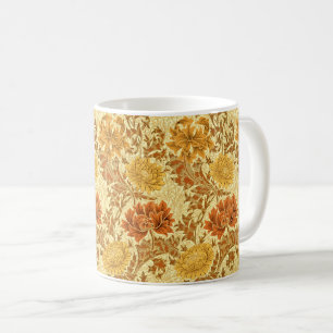 William Morris Chrysanthemums, Mustard Guld Kaffemugg