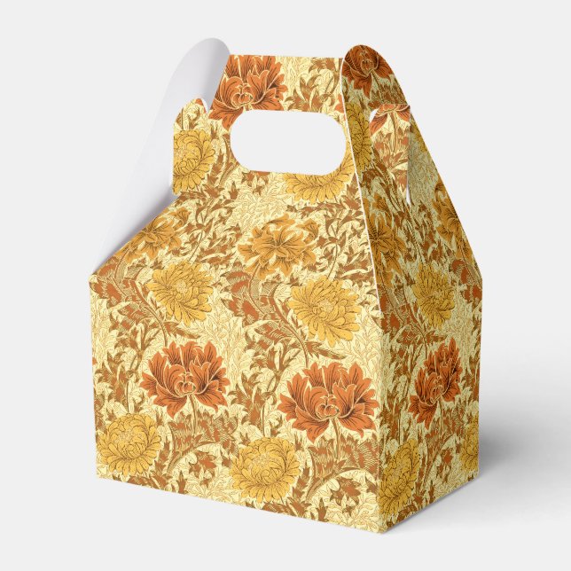 William Morris Chrysanthemums, Mustard Guld Presentaskar (Framsidan Sidan)