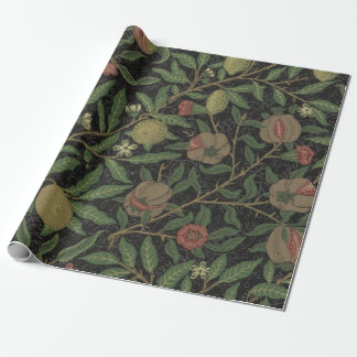 William Morris Citrus and Pomegranate Print Papper Presentpapper