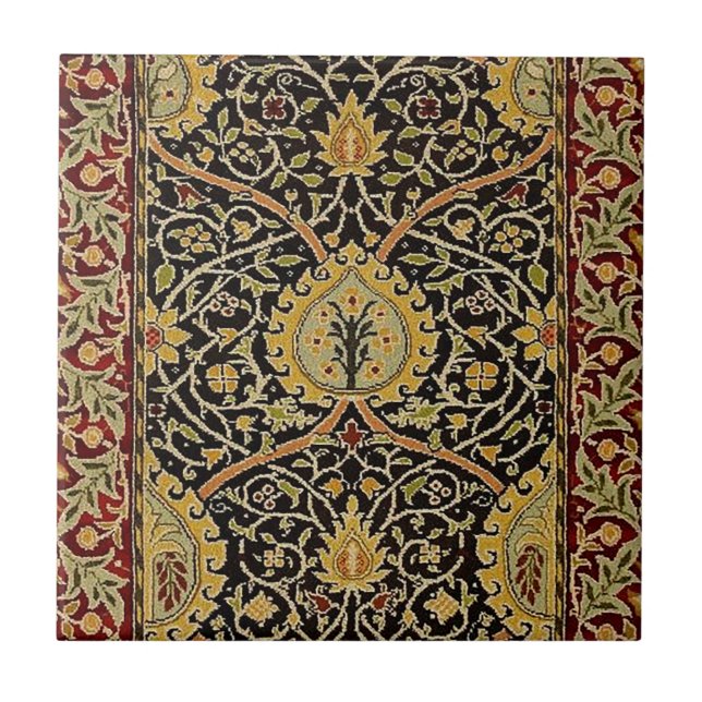 William Morris Classic Carpet Art Print Design Kakelplatta (Framsidan)