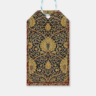 William Morris Classic Carpet Art Print Design Presentetikett