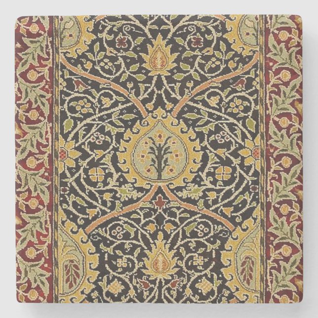 William Morris Classic Carpet Art Print Design Stenunderlägg (Framsidan)