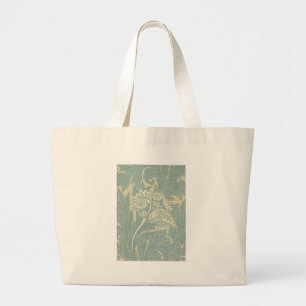William Morris Classic Tulip Blue Blommigt Jumbo Tygkasse